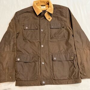 Faherty Brand - Blanket Lined Waxed 4 Pocket Jacket - EUC - Medium